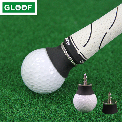 1Pcs Golf Ball Pick-up Suction Cup, Putter Ball Pick up Golf Ball Retriever for Putter Grips Sticks on Putter Put On Putter Grip ► Photo 1/6