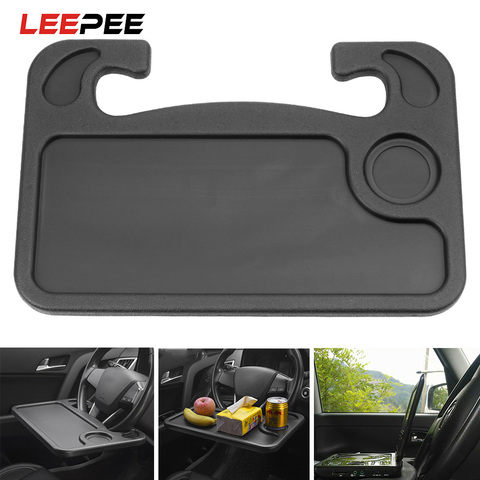 LEEPEE Portable Laptop Car Desk Mount Stand Steering Wheel Work Food Tray Auto Accessories ► Photo 1/6