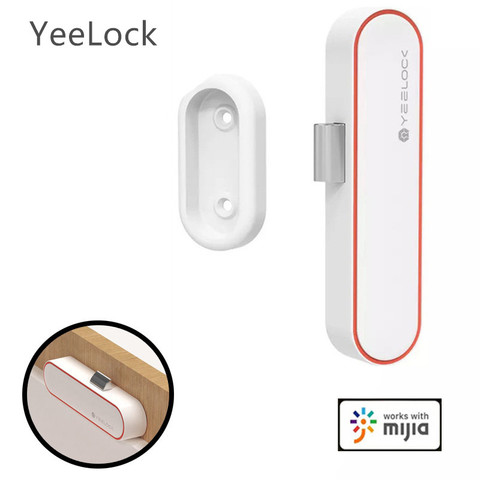 Original Youpin YEELOCK Smart Drawer Cabinet Lock Keyless Bluetooth APP Unlock Anti-Theft Child Safety File Security ► Photo 1/6