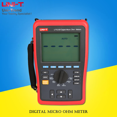 UNI-T UT620B Digital Micro Ohm Meter; Portable DC Low Resistance Tester/milliohm meter/four-wire measurement/USB transmission ► Photo 1/6