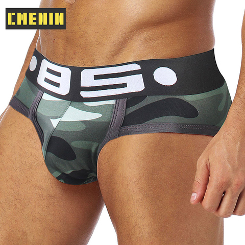 CMENIN Sexy Men Underwear Men Briefs Mesh Underpants Jockstrap Gay Mens briefs Cuecas Men Brief Bikini Under Wear Man Srting Man ► Photo 1/6