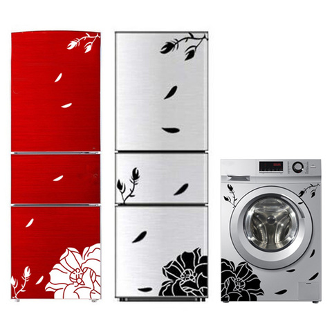 Flower Wall Stickers Furnishings Refrigerator Washing Machine Sticker Living Room Decoration Wall Sticker Home Decor Car Sticker ► Photo 1/5