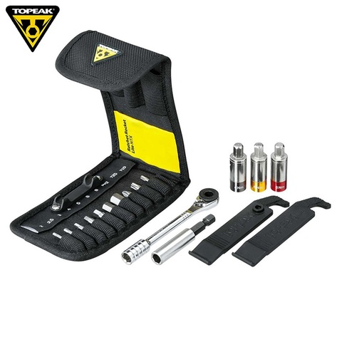 Topeak TT2525 Ratchet Rocket Lite Road Bike Mini Repair Tool Kit 19 Functions MTB Nano TorqBit Cycling Allen Bits Multi Tool Set ► Photo 1/5