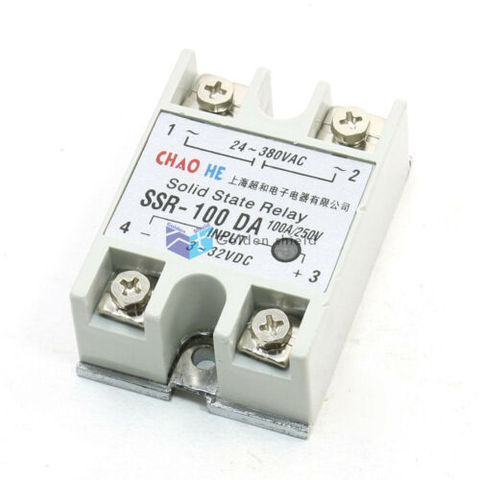 SSR-100 DA Single Phase DC to AC Solid State Relay AC 24-380V ► Photo 1/2