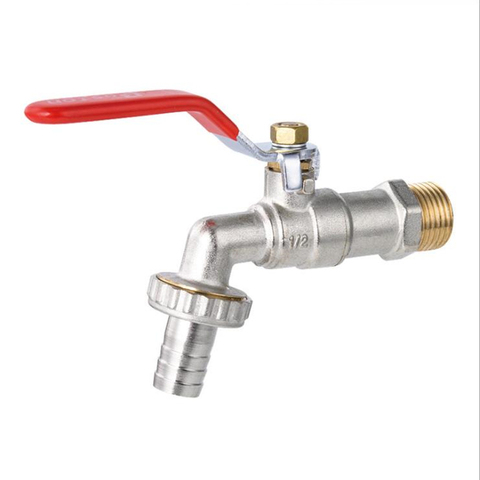 Basin Faucets  Water Tap 1/2' and 3/4' Brass Faucet Home Outdoor Garden Tool basin mixer Garden Faucet Adaptor ► Photo 1/4