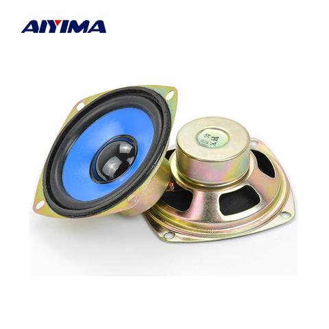 AIYIMA 2Pcs 3Inch Full Range Audio Speakers 4 Ohm 5W Portable Loudspeaker Anti-Magnetic Stereo LCD TV Computer Mini Speakers ► Photo 1/6