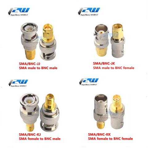 RF coaxial SMA to BNC F inch JJ KK JK KJ male and female adapter ► Photo 1/5