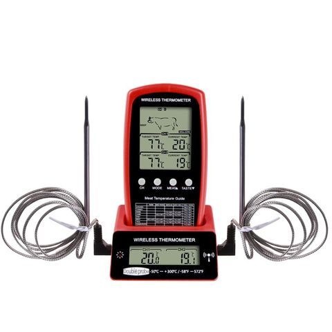 Digital BBQ Dual Probe Meat Thermometer Wireless Kitchen Oven Food Cooking Grill Meat Thermometer BBQ Temperature Meter ► Photo 1/6