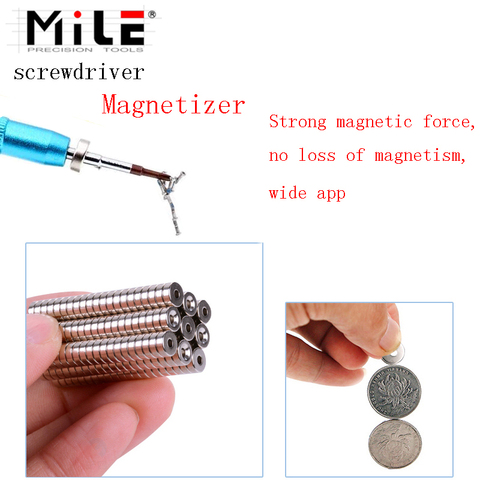 MILE Screwdriver Plus Magnet Ring Strong Magnetizer Mobile Phone Computer Repair Screwdriver Head Magnetizer Magnetic Tool ► Photo 1/6