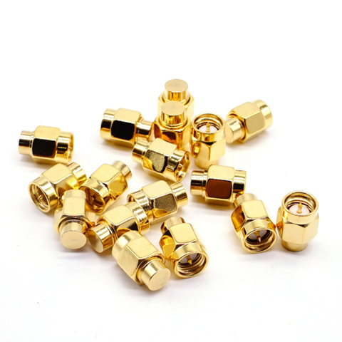 SMA Male RF Coaxial Termination Accessories, Gold Plated Charging Connectors, 2 pcs, 2W 6GHz 50 ohm ► Photo 1/5