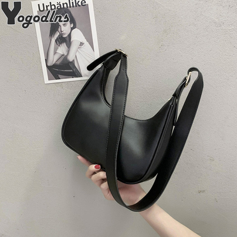 PU Leather Shoulder Messenger Bag Women Causal Luxury Handbags and Purse Female Designer Hobos Bag Mini Brand Crossbody Bags ► Photo 1/6