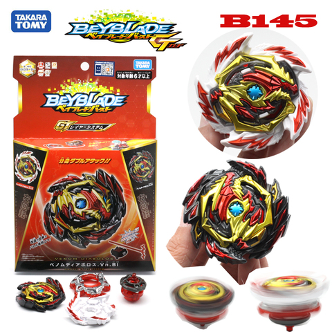 Genuine TAKARA TOMY Beyblade Burst GT B-145 DX Starter Venom Diaboros.Vn.Bl  Metal Fusion Burst battle gyro toy ► Photo 1/6