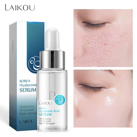 LAIKOU Hyaluronic Acid Serum Moisturizing Brightening Face Essence Skin Care Shrink Pore Against Ages Cream For Dry Facial Skin ► Photo 1/6