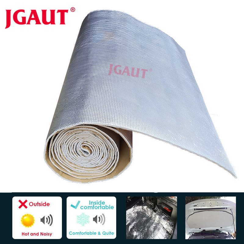 50*200CM Aluminum Foil Sound Deadener Insulation Mat Noise