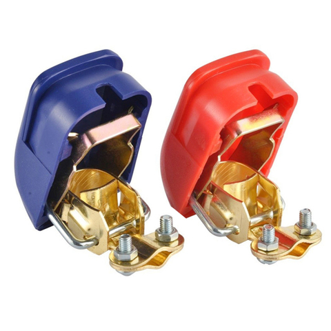 A Pair Positive & Negative Electrode Quick Release Lift Off Connector Clamps Car Battery Terminals for Car Caravan Boat Moto ► Photo 1/6