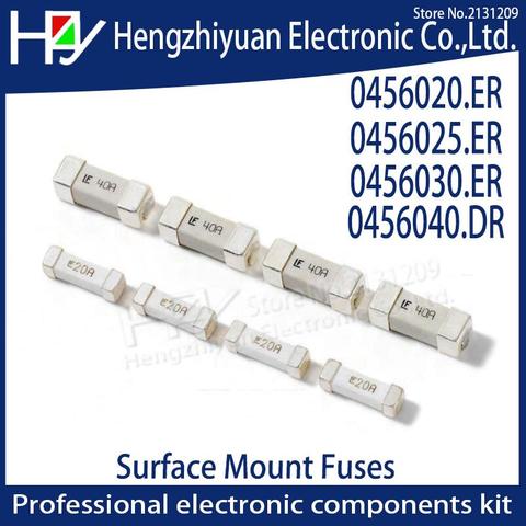 Hzy Disposable fuse 0456020.ERG 0456025ER 0456030.ERG 0456040DR Fuse Chip 40A 60V SMD Solder Pad  Ceramic cULus 20A 25A 30A ► Photo 1/2