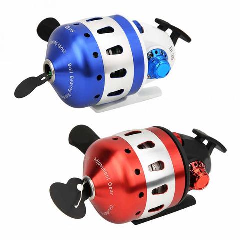 BL35 3.6:1 Baitcasting Fishing Reel Closed Shooting Fishing Reel Aluminium Alloy Slingshot Bow Hunting Fishing Reel Tools ► Photo 1/6