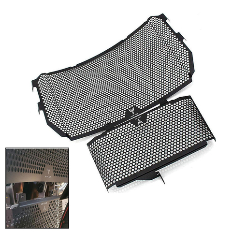 For Yamaha MT-10 MT10 MT 10 FZ10 FZ 10 FZ-10 2016-2022 Motorcycle Radiator Grille Guard Oil Cooler Cooling Cover Protection ► Photo 1/6