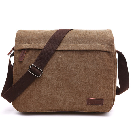 canvas Messenger Bag Men Travel Shoulder Bag Laptop Bag Crossbody Bag School Bag ► Photo 1/6