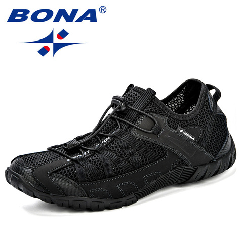 BONA Summer Sneakers Breathable Men Casual Shoes Fashion Men Shoes Tenis Masculino Adulto Sapato Masculino Men Leisure Shoe ► Photo 1/6