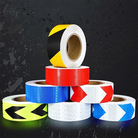 Hot Sale Car Reflective Stickers Safety Mark Reflective Strips Warning Stickers Tape Reflex Exterior Warning Strip Protect Car ► Photo 1/6
