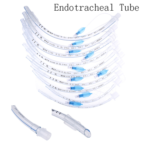 1Pcs Disposable Heat Sensitive PVC Cuff Endotracheal Intubation Endotracheal Tube For Artificial Airway Establishment ► Photo 1/6