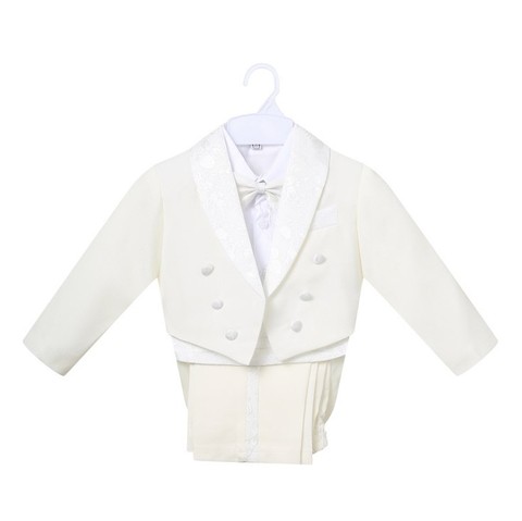 2022 New Arrival Little Boy Tuxedo/Wedding Party baby Boy Suit/Gentleman Bowtie Baby Boys 5-piece Suit Set 118 ► Photo 1/3