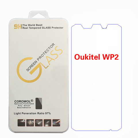 For Oukitel WP2 WP 2 Tempered Glass Original Premium 2.5D Screen Protector Film For Oukitel WP2 Protective Glass Film ► Photo 1/4