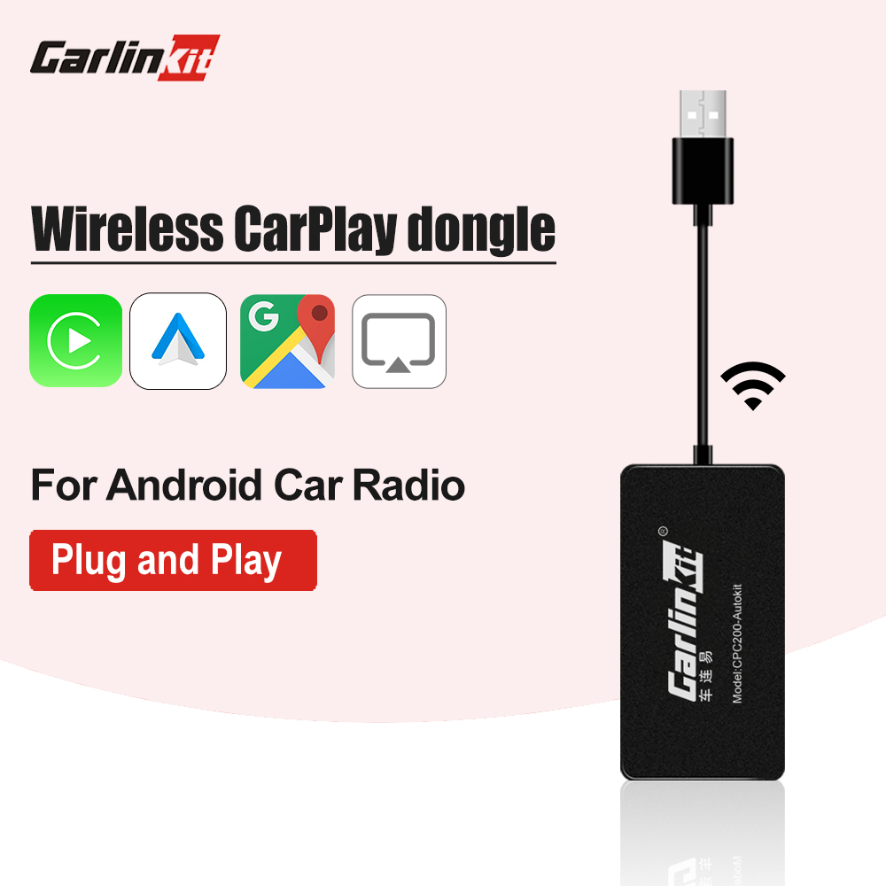 Carlinkit CarPlay Dongle Adapter USB For IOS Android Car Auto Navigation Player 