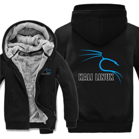 Kali Linux Hoodies Men Coat Pullover Fleece Liner Jacket Kali Linux Sweatshirts Hoody ► Photo 1/5