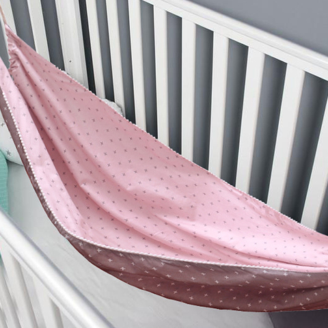 INS Portable Baby Hammock Newborn Kid Sleeping Bed Safe Outdoor Detachable Infant Cot Crib Swing Elastic Hammock Adjustable Net ► Photo 1/6