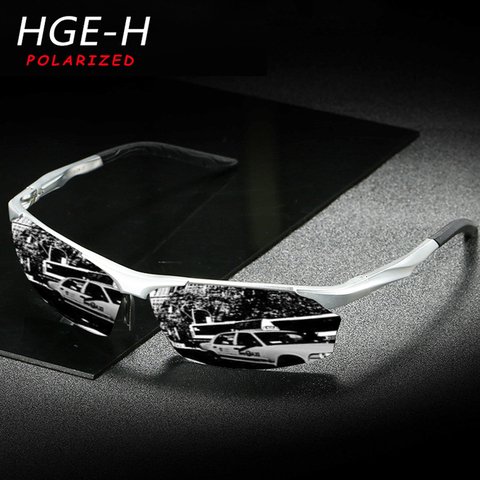 HGE-H High Quality Al-Mg Men Polarized Sunglasses Outdoor Sports Sun Glasses Men Driving Fishing Goggles TN5 ► Photo 1/6