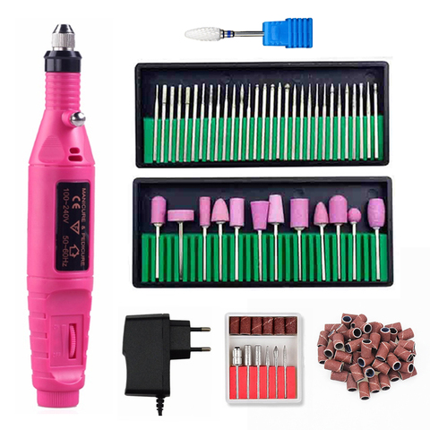 20000RPM Mini Electric Nail Drill Machine Manicure Pedicure Set Nail Drill File Gel Remover Polishing Tools Strong Nail Equipmen ► Photo 1/6