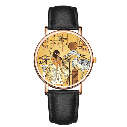 2022 New Fashion Women's Watch Ladies Creative Retro Watches Leather Strap Quartz Clock Gift Reloj Mujer Montre Femme Zegarek ► Photo 1/6