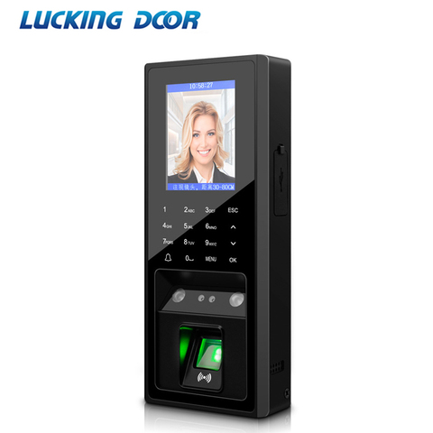 300pcs faces /3000 figners 2.8inch LCD TCP Biometric Fingerprint & face Access Control device  door access control system kit ► Photo 1/6