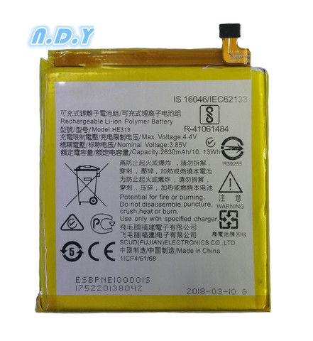 Original  HE319 2650mAh Battery For For Nokia 3 TA-1020 1028 1032 1038 Lithium Polymer Batteries ► Photo 1/2