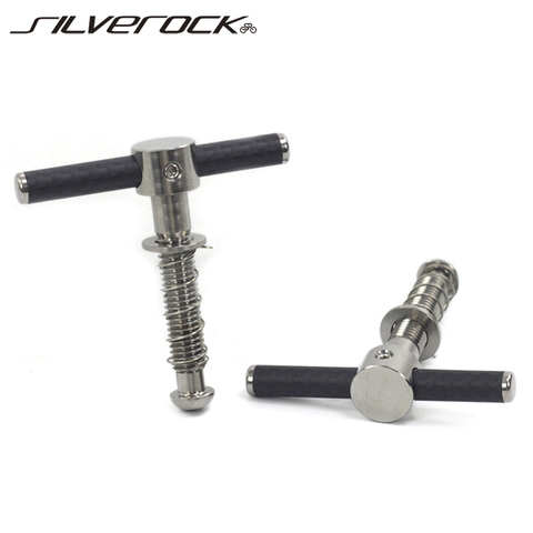 SILVEROCK Titanium Hinge Seatpost Clamp Carbon Lever Untuk Brompton 3SIXTY Pikes 360 Enample Bike Part Accessories 33g ► Photo 1/6