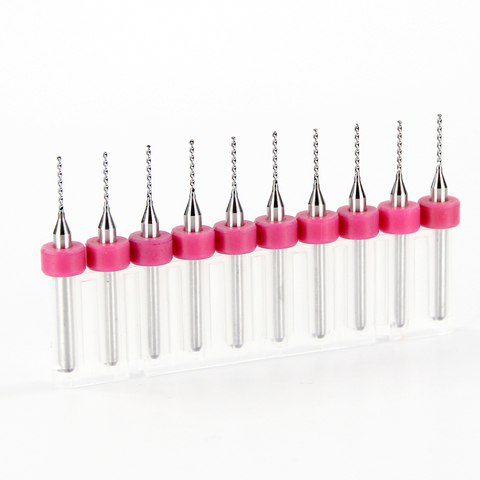 0.8mm 10pcs/lot Carbide Micro Small Carbide Drill Bits CNC PCB Drill Bit Set 1/8 shank ► Photo 1/2