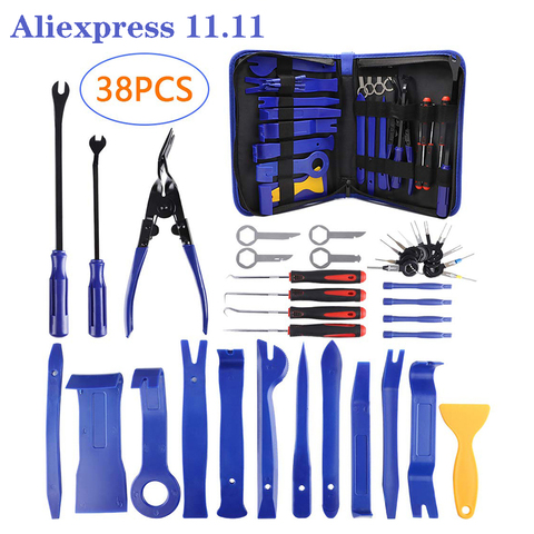 Car Pry Disassembly Tool Set Hand Tool Kit Car Repair Tool DVD Stereo Refit Kits Plastic Trim Panel Dashboard Removal Tool ► Photo 1/6