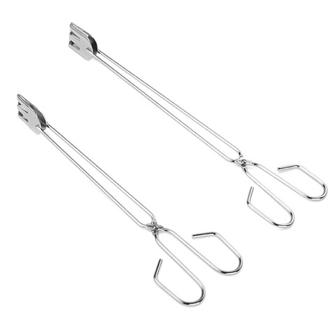 BBQ Tools Stainless Steel Tongs Kitchen Scissors Clamps Serving Food Clips Outdoor Cooking Grilled Accessories Barbecue Tongs ► Photo 1/5