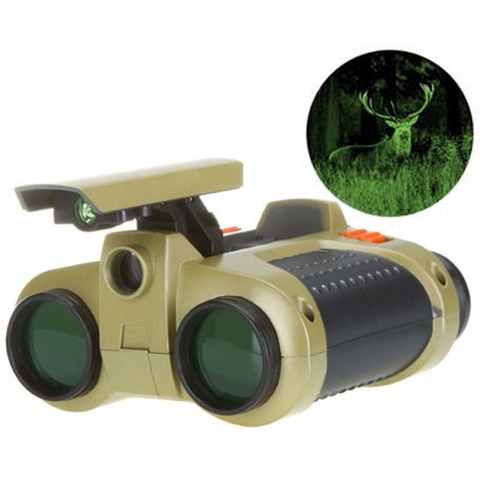 4x30 Binocular Telescope Night Vision Viewer Surveillance Spy Scope Pop-up Light Green Film Focusing Night Vision Telescope ► Photo 1/6