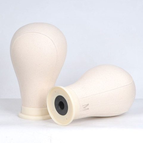 Canvas Block Head Training Mannequin wig Head Display Styling Mannequin Manikin Head Wig Stand wig head Stand ► Photo 1/6