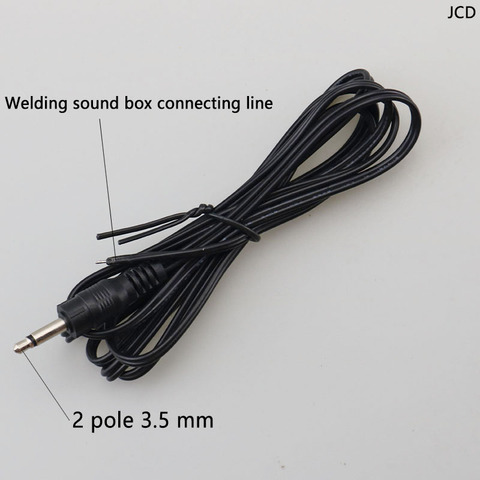 3.5mm Mono Stereo Headset male Plug with cable 2 pole 3.5 mm welding Audio Jack Adapter Connector length:1.5m ► Photo 1/3