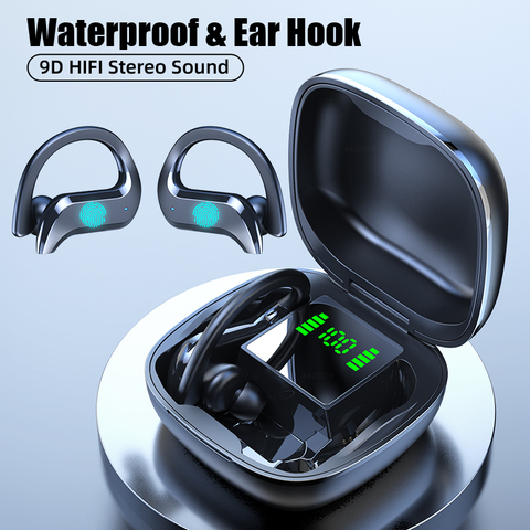 Wireless Bluetooth Earphone Sports Waterproof Wireless Headphone  Touch Control Headphones TWS Earbuds Headsets With Microphone ► Photo 1/6