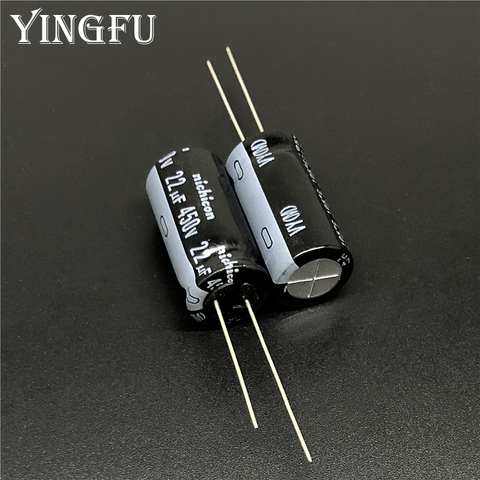 10pcs 22uF 450V NICHICON VY Series 12.5x25mm Wide Temperature Range 450V22uF Aluminum Electrolytic Capacitor ► Photo 1/2