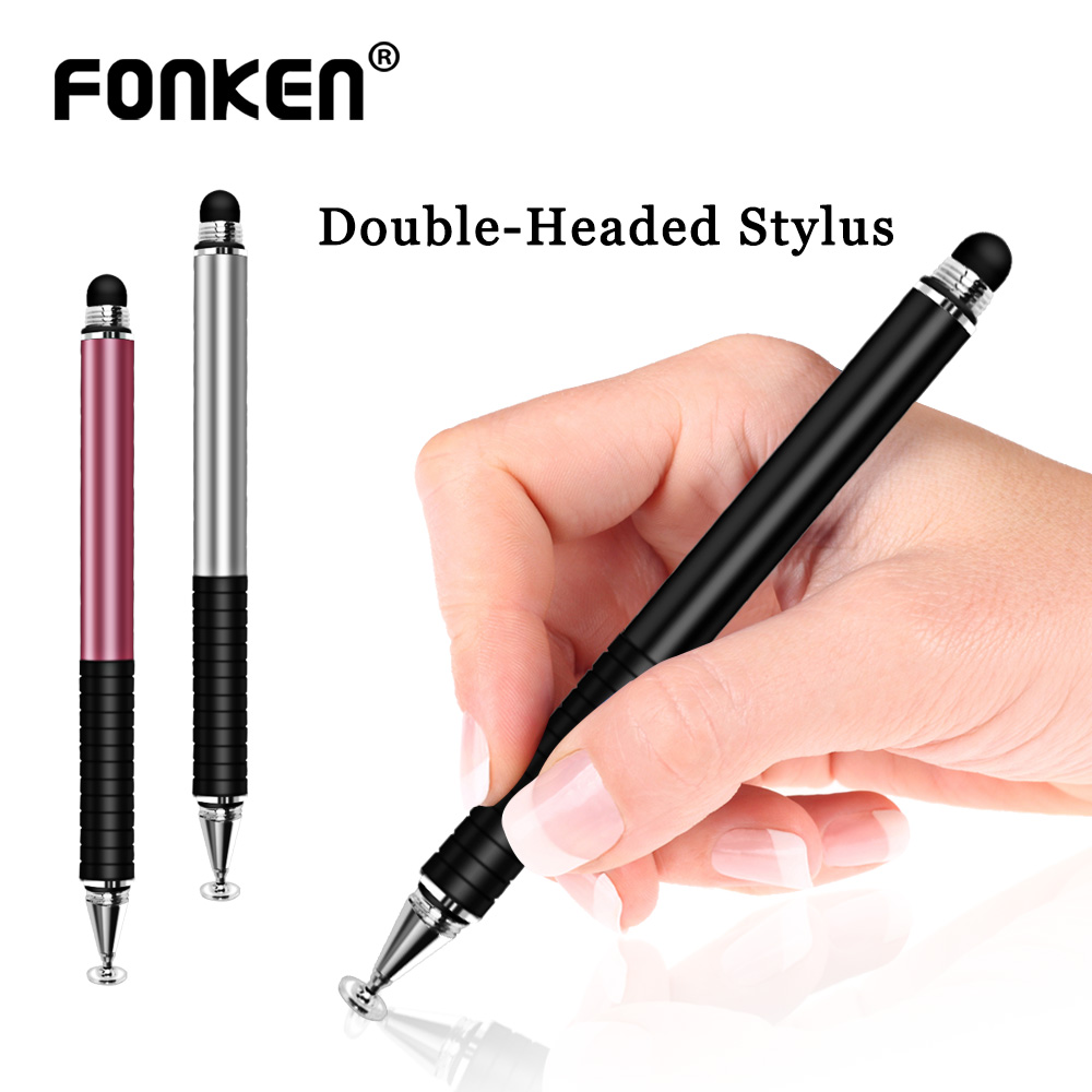 FONKEN Universal 2 In 1 Stylus Pen Drawing For Tablet Pencil Capacitive Screen Caneta Touch Pen For iPad Pro Smartphone Android ► Photo 1/6