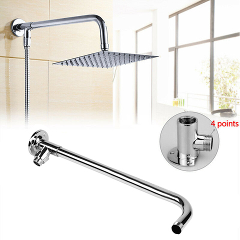 28cm Stainless Steel Wall, Rain Shower Head With Extension Arm