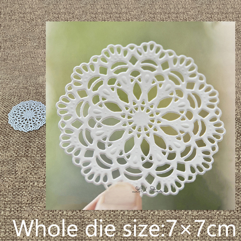 New Design Craft Metal stencil mold Cutting Dies lace wreath ring decoration scrapbook die cuts Album Paper Card Craft Embossing ► Photo 1/1