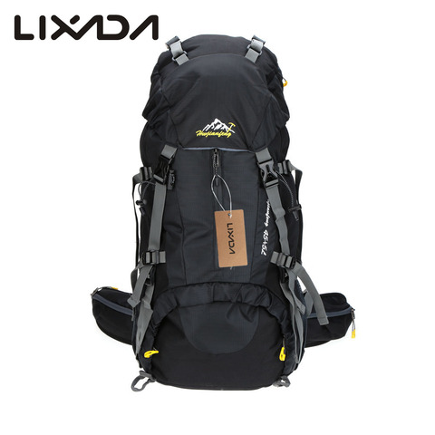 Lixada 50L Backpack Waterproof Outdoor Sport Hiking Trekking Camping Travel Backpack Pack Mountaineering Climbing Rain Cover ► Photo 1/6