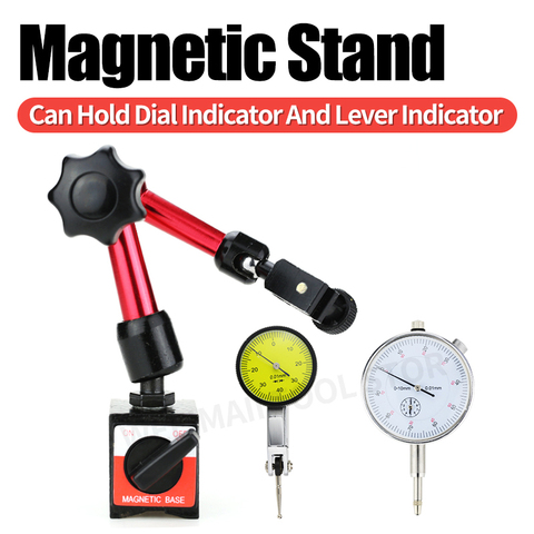 Magnetic Stand For Dial Indicator Measuring Probes Dial Gauge Universal Magnetic Base Holder Stands Distance Measurement Tools ► Photo 1/6